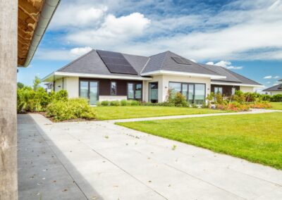 bouw van een moderne bungalow in Overijssel