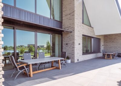 Moderne vrijstaande watervilla met zadeldak | watervilla min