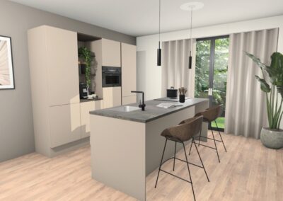 Architectuur van woningen in De Tippe Stadshagen