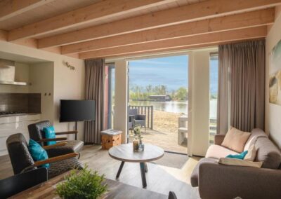 moderne vakantiewoningen aan het water