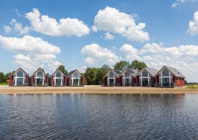 vakantiewoning bouwen aan recreatiestrand Langelille
