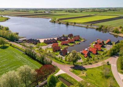 vakantiewoningen op waterpark Langelille gebouwd door Hetebrij Bouw