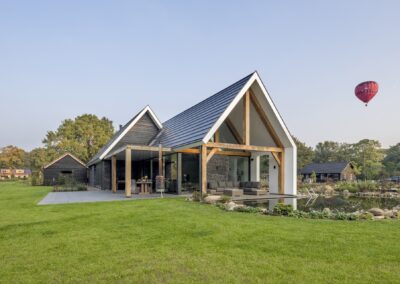 Vrijstaande luxe schuurwoning bouwen in landelijke stijl